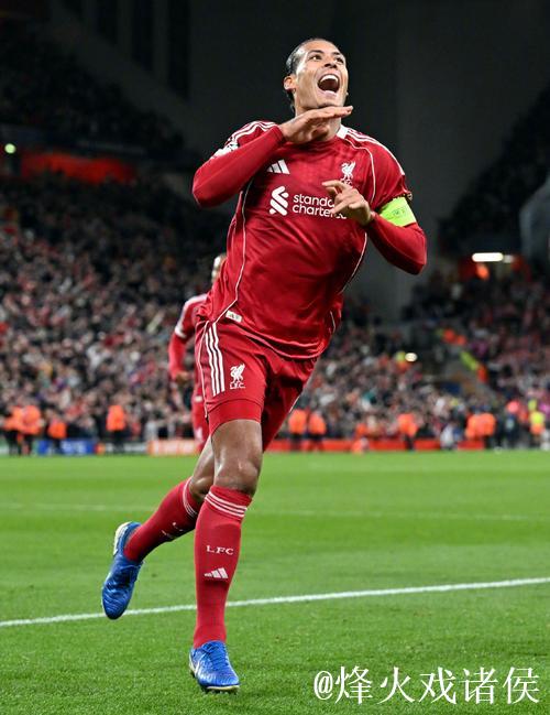 欧冠-范迪克压哨绝杀略伦特梅开二度 利物浦3-2险胜马竞