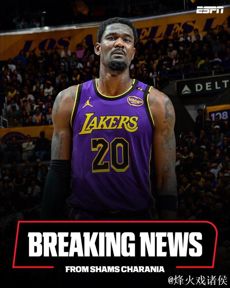 艾顿17+18内线称王 湖人11连胜定律再获证实